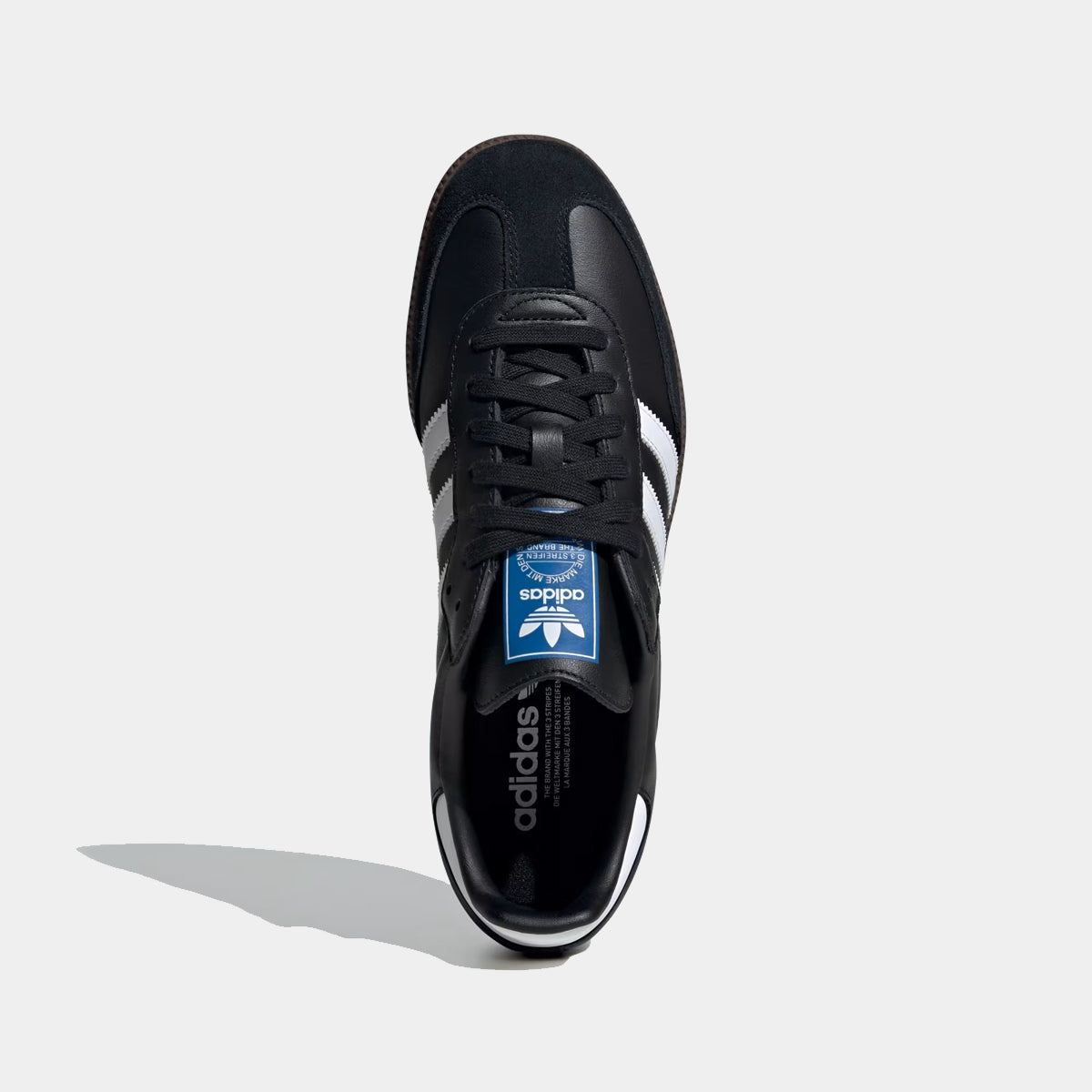 Adidas Samba OG Unisex Shoes in Black Having White Strips