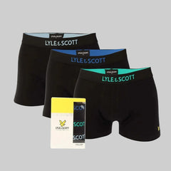 Lyle & Scott Nathan Men’s 3-Pack Boxer Shorts – Black