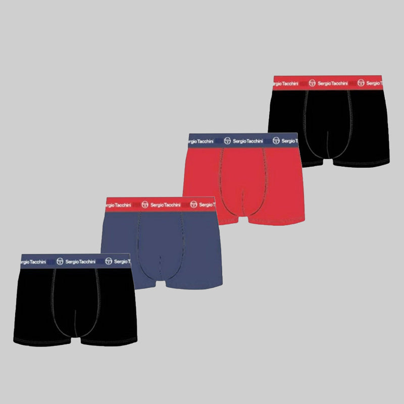 Sergio Tacchini Men’s 4-Pack Boxer Shorts