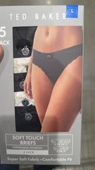 Ted Baker Ladies’ Soft-Touch Briefs – Pack of 5