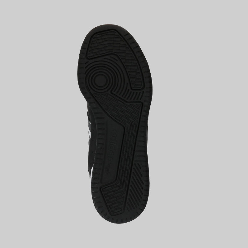 Adidas Men’s Team Court 2-Stripes Sneakers – White & Black