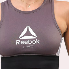 Reebok Grey Layering Bralette Sports Bra