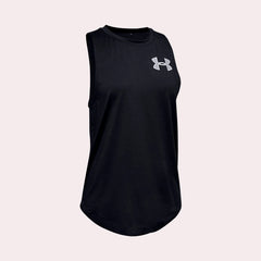Girls' Under Armour HeatGear® Tank Top - Black