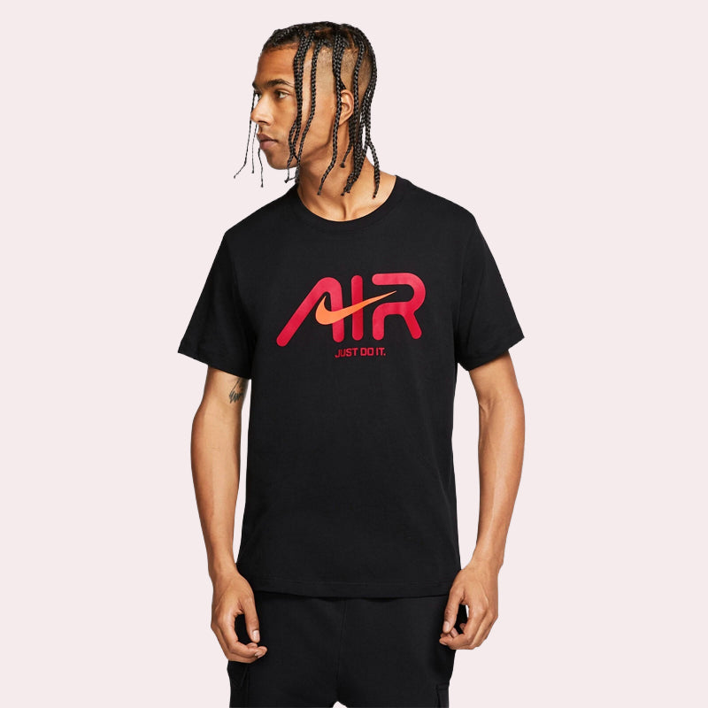 Nike Air Sportswear Men's Swoosh T-Shirt - Black