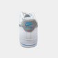 Nike Air Force 1 ’07 Low Men’s Trainers in White Having Blue Swoosh
