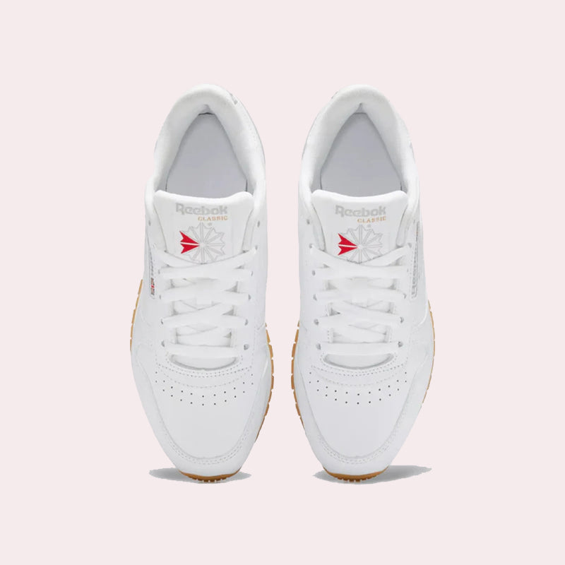 Reebok Classic Leather Shoes - White/Grey/Gum