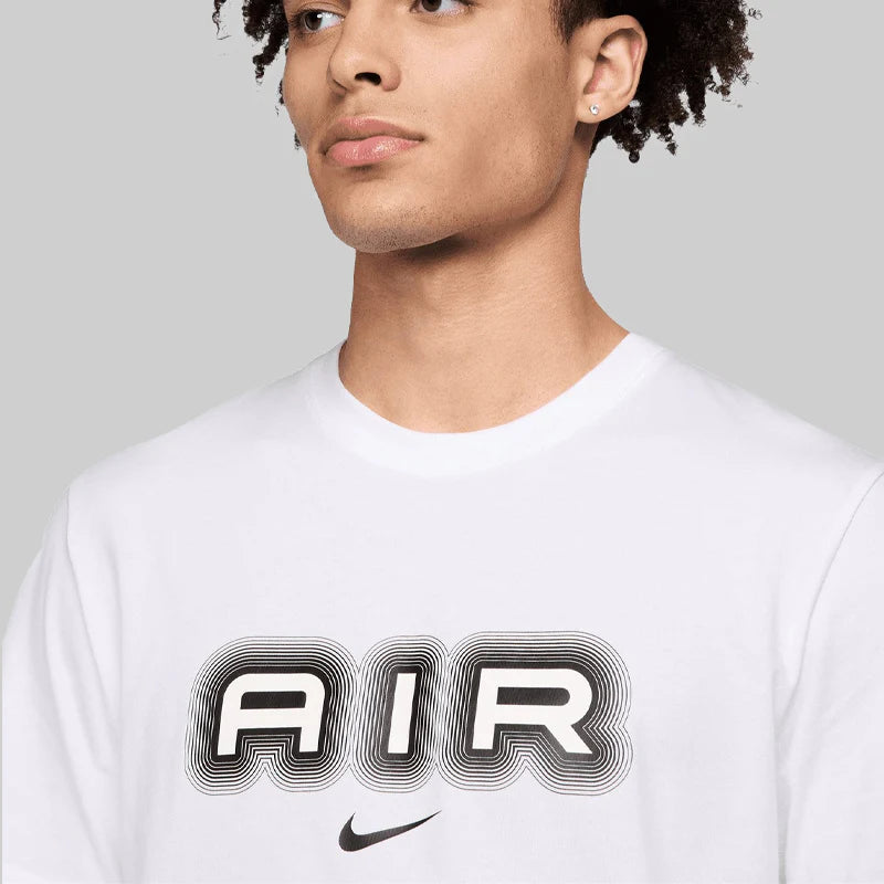 Nike Swoosh Air Graphic T-Shirt - White/Gray