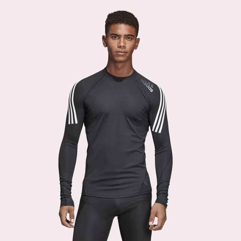 Adidas Ask Spr Ls 3s Long Sleeved T-shirt - Black