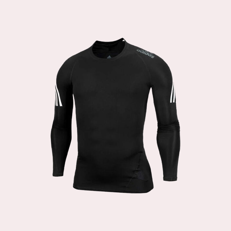 Adidas Alphaskin Sport 3-Stripes Long Sleve Jersey