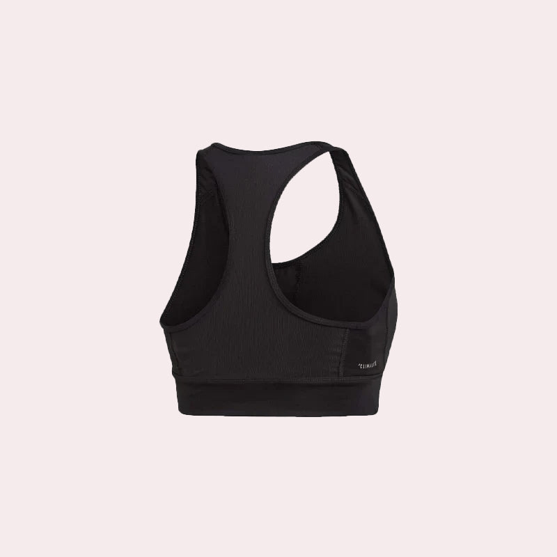 Adidas Originals D2M Logo Sports Black Bra