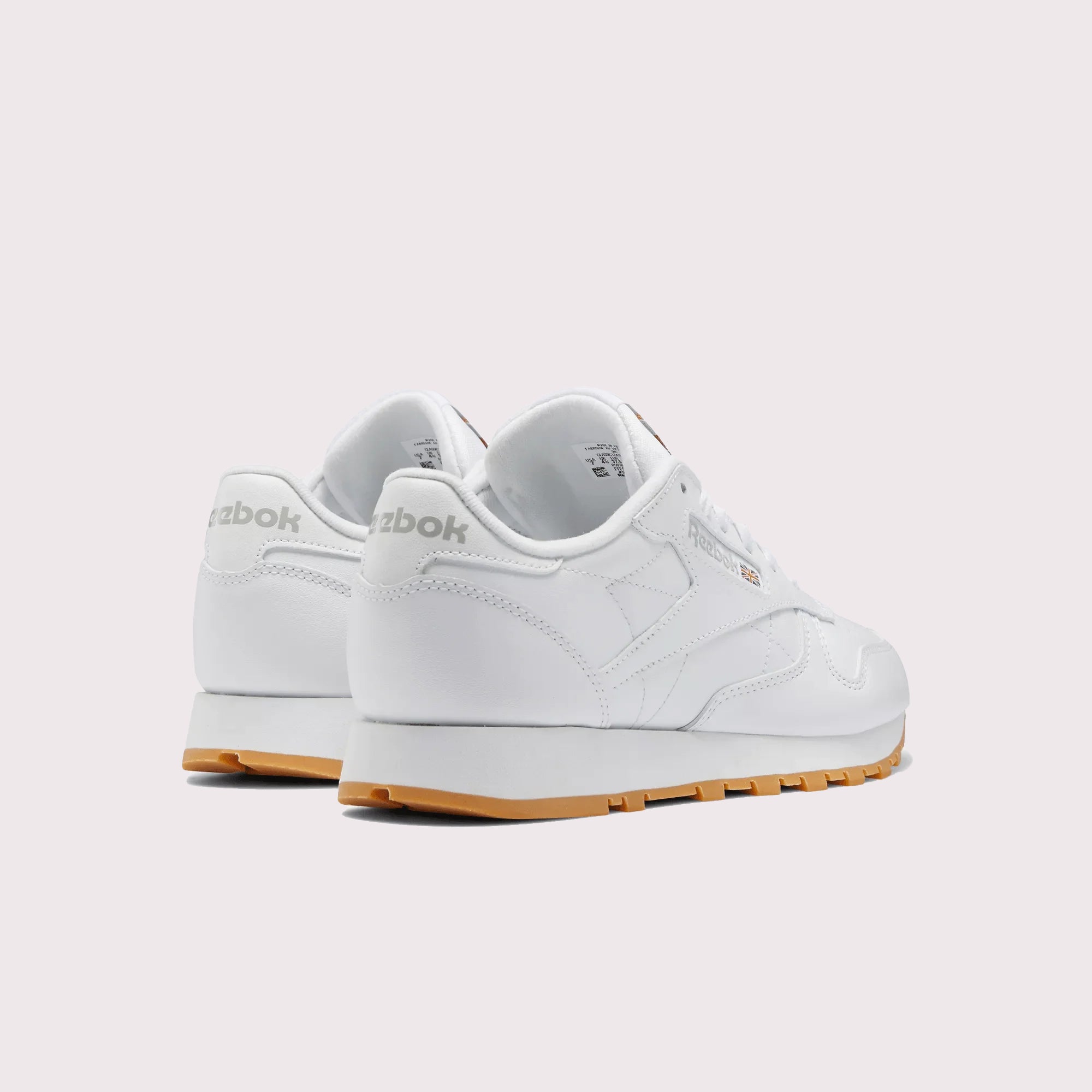 Reebok Classic Leather Shoes - White/Grey/Gum