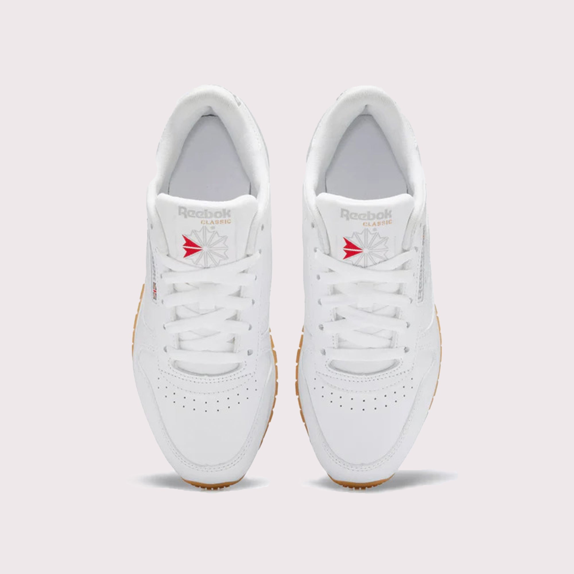 Reebok Classic Leather Shoes - White/Grey/Gum