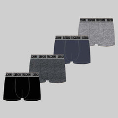 Sergio Tacchini Men’s 4-Pack Boxer Shorts